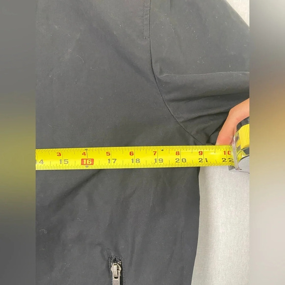 Banana Republic Black short black men jacket Sz M - Picture 10 of 11